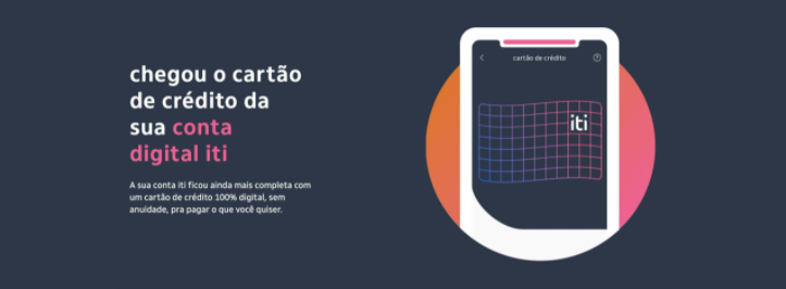 iti lança cartão de crédito Visa Platinum sem cobrança de anuidade