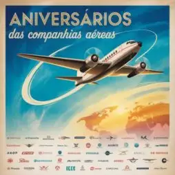 Aniversários das Companhias Aéreas: Descubra as Datas Comemorativas das Principais Empresas de Aviação
